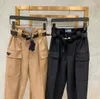 Fashion-Fashion Women Cargo Pants Without Belts Women Casual Long Pants Black Khaki Cool Streetwear with Pockets Size M L XL
