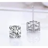 Fashion women wedding earrings Zircon diamond stud earrings silver crystal fashion jewelry gift will and sandy new