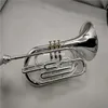 Yüksek kaliteli Yürüyüş Trombon Boynuz Bb Tune Şerit Kaplama Profesyonel Müzik Enstrüman Kılıf Ücretsiz Kargo