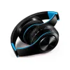 Wireless Bluetooth Warphone Over Ear Stereo складываемая поддержка гарнитуры для головного повязки TF MP3 -плеер с микрофоном для ПК/мобильных телефонов/телевизора