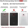 Galaxy Tab A 8.0 Kılıf, SM-T350 Durumda, (TM) Slim Fit Koruyucu Sentetik Deri Standı Durumda [Kart Yuvası] Samsung Galaxy Sekmesi için Cüzdan Cep Kapak Kılıfı 8,0 inç