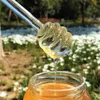 Cuillère à miel en verre, cuillère à miel, distributeur de sirop, bâton de 6 pouces, agitateur en verre pour pot, accessoires de cuisine GGD276623688785
