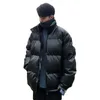 Heren Down Parkas Winter Men Jacket 2022 Hip Hop Parka Harajuku Vintage dikke warme jas Mandarijnkraag Casual overjas mode Windbreker