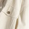 Jacke Männer reißen Denim Jacke Mantel Männer Anzug Freizeitjacke Baumwolle weiß T200502