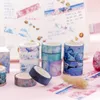 3PC/paczka Starlight Planet Sakura Washi Taśma klejna kleszcze DIY Scrapbooking Sticker Etykieta taśmy maskujące T200229 2016