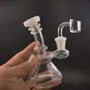 I più nuovi narghilè in vetro per olio d'acqua dab Bong Colorful Heady Mini Small Bubbler Beaker riciclano bong con chiodo al quarzo