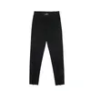 Haftowane męskie spodnie wizytowe w stylu koreańskim Slim Fit biurowe spodnie towarzyskie spodnie typu casual Streetwear czarny biały 220225