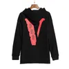 Brand Chao Big v Autumn Winter Clothes Yngboy Star Same Men's Women's Couple Hoodie with Broken Hem Hoodie