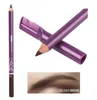 MAQUILLAGE Rehausseurs de sourcils Maquillage Skinny Brow Pencil or Double extrémité avec brosse à sourcils 3 couleurs Ebony / Medium / Soft / Dark / chocolate drop ship