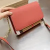 Karierte Umhängetasche für Damen, Handtasche, Geldbörse, Tartan-Patchwork-Farbe, Clutch-Taschen, Geldbörsen, klassische Briefklappe, Messenger-Geldbörsen, Kette, Leder-Schultergurt