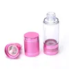 50pcs 50ML Round Airless Bottle with PP Treatment Pump Soap Pump Liquid Lotion Essential Oil Cosmetic Empty Container Makeup