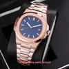 12 Style High Quality Watches 40mm Nautilus 5711 1A-011 010 Sapphire 18k Gold Asia Transparent Mechanical Automatic Mens Watch Men281C