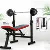 Regolabile Sit Up Panchine Pieghevole Fitness Bilanciere Bilanciere Peso Panca Set Multifunzionale Gym Gym Gym Workout Dumbbell Fitness Body Body Equipaggiamento