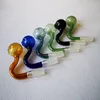 Pyrex Glass Oil Burner Pijpen Voor Glazen Bongs 10mm 14mm 18mm Joise Roken Lepel Pipe Tabak Pijpen Roken Accessoires SW82