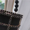 Evening Bags Diamonds Basket Evening Clutch Bags Women Hollow Out Beaded Alloy Metallic Cage Handbags and Purses Ladies Dinner Fashion 220315