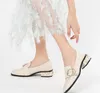 Kadın Loafers tıknaz topuk deri ayakkabılar inci payetli orta topuk parti tembel kare ayak parmakları bayan seksi elbise yeni sezon