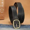 LandV riemen Top1 klassieke zakelijke riem hele hoge kwaliteit damesriemen metalen gesp leren riem voor heren dames breedte is 38 cm1614471