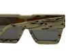 Lunettes de soleil de mode Z2188 lentille de cadre de plaque épaisse carrée avec décoration en cristal design avant-gardiste extérieur UV400 lunettes de protection249H
