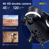 S88 미니 드론 4K LED 조명 HD 듀얼 카메라 1080p Wi -Fi FPV RC 쿼드 코터 어린이 생일 크리스마스 장난감 소년 선물 220741121