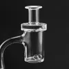 US Full Weld Beveled Edge Quartz Banger met Quartz Carving Carb Cap Terp Pearls 10/14 / 18mm Male Vrouw voor Glass Water Bongs