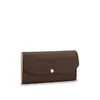 Portefeuilles Femmes Portefeuille Porte-monnaie Zippy Wallet Lady chaîne Portefeuilles Fold Card Holder Passport Holder Femmes fleur Porte-monnaie clé Pouch 25-253k