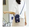 HBP Bolsa feminina de verão com alça de ombro bolsa mensageiro bolsa de peito carteira multifuncional bolsa para celular uma bolsa de moedas bolsa tiracolo para mulheres 100 peças