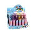 Beyin Pens 24 PC/Lot Kawaii Prenses 6 Renk Kalem Sevimli Peluş Pres Ball Okul Ofis Yazma Malzemeleri Kırtasiye Hediyesi