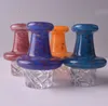 Smoking Colored Glass Bubble Dab Cyclone Riptide Spinning Carb Cap For Flat Top Quartz Banger Nails Water Bongs Pipes