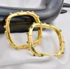 Malachite Rose Quartz Real 18K Gold Plated Brand Square Bracelets Bangle Cuff Letter Fashion New For women for girl1585727