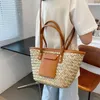 HBP Hoge Kwaliteit Vrouwen Stro Zomer Handtassen Mode Dames Schouder Messenger Bags Designer Vrouwelijke Grote Capaciteit Tote Strandtas 11111