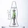 7 Inch Hookahs Lava Lamp Showerhead Perc Oil Dab Rig Smooth Water Pipe Heady Glass Bong Oil Rigs XL-LX3 14mm Female Joint With Bowl 5mm Thick Straight Tube