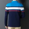 Polo da uomo 2021 stile camicia a maniche lunghe di alta qualità T-shirt Business Casual Moda 3XL Primavera