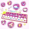 100x36cm Tapis musical de bande dessinée avec 8 animaux sons Tapis de jeu pour bébé Tapis de piano Instrument de musique Éducation Jouets d'apprentissage pour enfants LJ201113