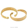 Bangle Vintage Gold Bracelets para Homens Mulheres Cor Africana Argélia Casamento Moda Jóias