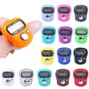 Mini Hand Hold Tally Counter LCD Digital Screen Finger Ring Electronics Head Count Buddha Electronic Counters