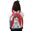 Transpirable mascota gato bolsa bolsa transparente espacio mascotas mochila cápsula bolsa para gatos cachorro astronauta viaje transporte bolso jllyor