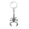 Nyckelringar smycken punk personlighet legering skorpion nyckelring man dominerande hänge
