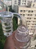 Recycler Bongs Glass Bong DAB RIG con GHIACCE Honeycome Perc 12 Albero braccio di vetro Tubi in vetro inebriano per impianti di piattaforme petrolifere