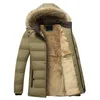 Hommes vers le bas Parkas hiver longue veste coton rembourré thermique manteaux mâle chaud Style coréen décontracté hommes à capuche pardessus 5XL Phin22