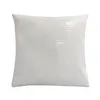 Alta qualità artificiale finta pelle di coccodrillo durevole divano per auto sedia nero bianco grigio decorativo per la casa cuscino posteriore in pelle PU 201119