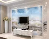 3D обои плитки облако море небо HD мрамор фона стены гостиной спальня стены стены HD 3D обои