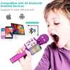 Jouets amusants pour filles de 4 à 15 ans, microphone de karaoké portable pour enfants, cadeaux d'anniversaire pour 8 9 10 11 ans garçons fille G1224