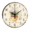 shabby chic wall clock