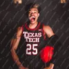 Thr NCAA Texas Tech Basketball Jersey Bryson Williams Kevin McCullar Terrence Shannon Jr Kevin Obanor Davion Warren Adonis Arms Marcus Santos-Silva Jarrett Culver