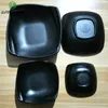 4567 tum Black Frost Square Soup Bowl Restaurant El Tabeller A5 Melamine Ware Imitation Porcelain Diagleware7697871