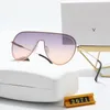 Gafas de sol de diseño de lujo para hombre para hombres para mujer Polarizadas Flower Impresión al aire libre Vidrios de transmisión con marco completo con caja de gafas de sol 2201131D