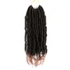 Extensions de cheveux synthétiques Bomb Twist Crochet Hair 14 pouces Spring Twists Crochets Pré-bouclé Passion Twisted Braiding Sénégalais Kinky Curly LS02