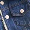 2020 Jacke für Mädchen Jungen Herbst Winter Plus Kaschmir verdicken Jeans Mantel Kinder Kleidung warme Mode Baby Denim Jacken 2-6Y LJ201007