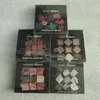 Flambant neuf mat 9 couleurs palettes de fard à paupières maquillage topaze saphir yeux beauté Palette Mini rubis corail MAUVE lumineux 6508766