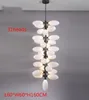 Nordic post-modern grape chandelier lights personality creative glass chandelier lighting designer simple living room pendant lamps